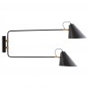 Wall Lamp Club Double Brass and Black House Doctor