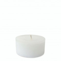 Super White Outdoor Candle Diam 15 x 7 cm