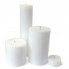 Super White Outdoor Candle Diam 15 x 7 cm