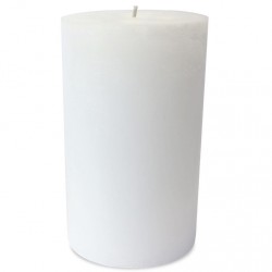 Super White Outdoor Candle Diam 23 x 40 cm