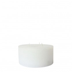 Super White Indoor Candle Diam 15 x 7 cm