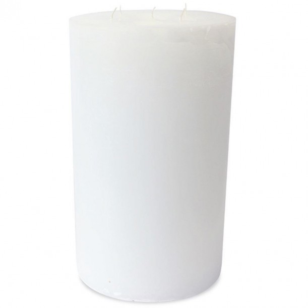 Super White Indoor Candle Diam 23 x 40 cm