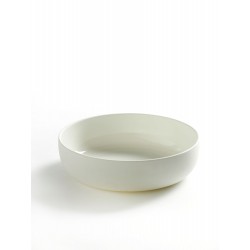 Assiette Creuse Blanche S Diam 16 Base de Serax