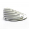 Assiette Creuse Blanche L Diam 24 Base de Serax