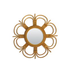 Petit Miroir Vintage Daisy Rotin Bakker