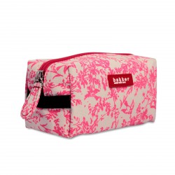 Small Cosmetic Bag Jouy Rose Printed Canvas Bakker