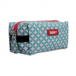 Small Cosmetic Bag Stars Printed Canvas Bakker