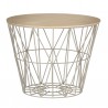 Oiled Oak Wire Basket Top Large Ferm Living