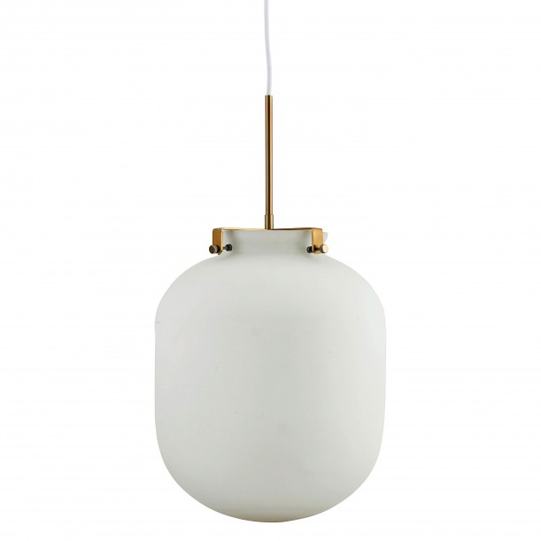 Lampe Suspension Ball Blanche Diam 30 cm House Doctor