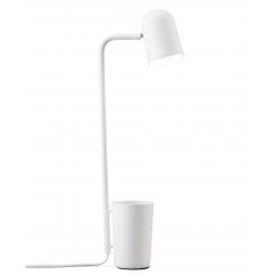 Lampe de Table Buddy Blanc en Métal avec Pot Northern Lighting