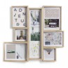 Cadre Edge Multi Wall Frêne Naturel pour 11 Photos Umbra