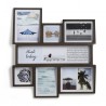 Edge Multi Wall Frame Walnut for 11 Photos Umbra