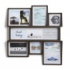 Edge Multi Wall Frame Walnut for 11 Photos Umbra