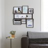 Edge Multi Wall Frame Walnut for 11 Photos Umbra