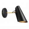 Birdy Short Wall Lamp Black Metal Northern Lighting