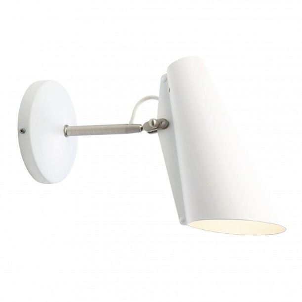 Birdy Short Wall Lamp White Metal Northern Lighting