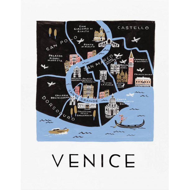 Affiche Venise Rifle Paper