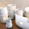 Tea Cup Assoiffée Porcelain Glossy White Diam 8,5 cm Tsé & Tsé