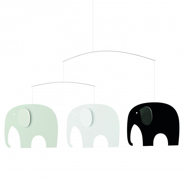 Mobile Elephants Grey Flensted Mobiles