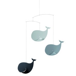 Mobile Baleines Heureuses Grises Flensted Mobiles