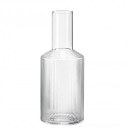 Carafe Ripple Verre 0,9 L Diam 9 x 34 cm Ferm Living