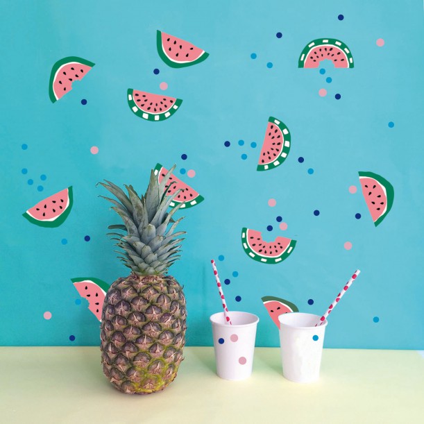 Wall Sticker Just a Touch Watermelon Mimilou