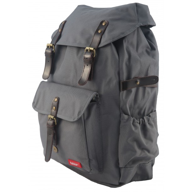 Large Backpack HURRAY Grey 42 x 28 x 12 cm Bakker