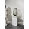 Vase Echasse Glass and Brass H 60 Diam 30 cm Menu