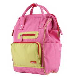 Backpack DOC Pink 42 x 28 x 19 cm Bakker Made With Love
