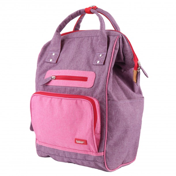 Backpack DOC Purple 42 x 28 x 19 cm Bakker Made With Love