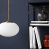 Lampe Suspension Opal Blanche Diam 30 cm House Doctor