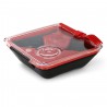 Lunch Box Appétit Noire et Rouge