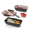 Bento Box Noire et Rouge