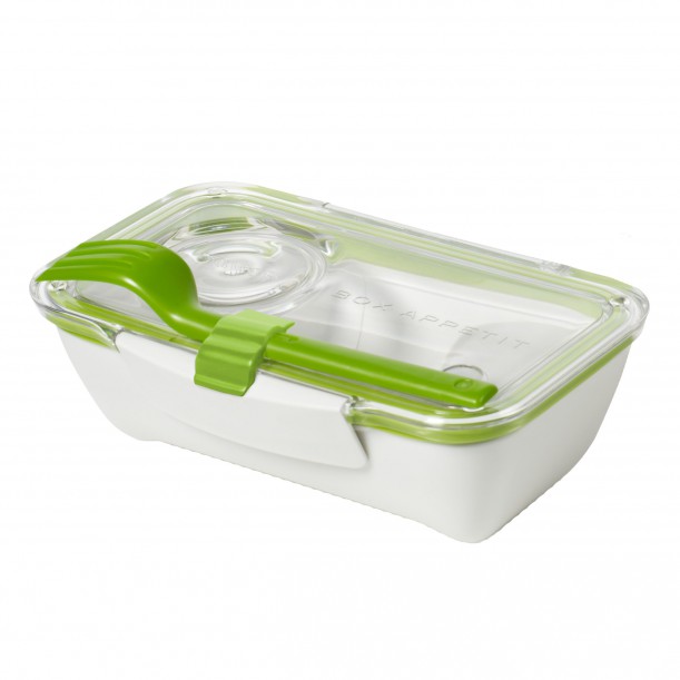 Bento Box White and Green