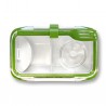 Bento Box White and Green