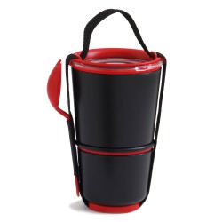 Lunch Pot Black and Red