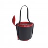 Lunch Pot Black and Red