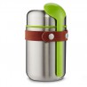 Stainless Steel Food Flask Black + Blum