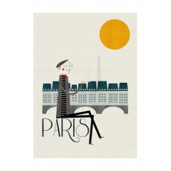 Print Paris Blanca Gomez