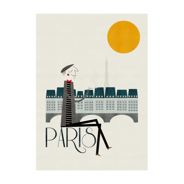 Affiche Paris Blanca Gomez