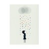 Print Mademoiselle under the Rain Blanca Gomez