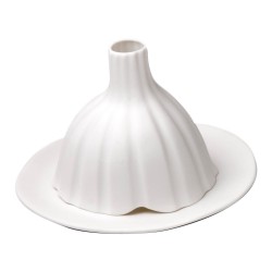 Igloo Striped Matt Porcelain Candleholder TséTsé