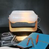 Polar Boreal Lamp with Leg in Oiled Plywood Tsé-Tsé