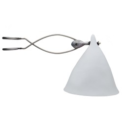 Lampe Cornette à Pincer Porcelaine Mate