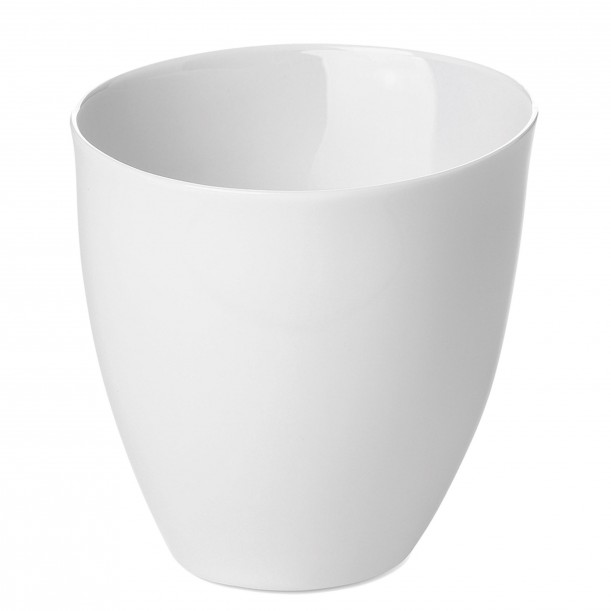 Tasse à Thé Assoiffée Porcelaine Blanc Brillant Diam 8,5 cm Tsé & Tsé