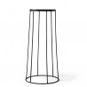 Wire Base 606 Black H 60 cm for Oil lamp - Flowerpot - Marble top Menu