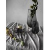 Vase Echasse Medium Glass and Brass H 45 Diam 22 cm Menu