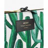 Pouch Wild Cactus Large 21,5 x 16,5 x 2 cm WOUF