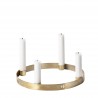 Candle Holder Circle Brass small Ferm Living