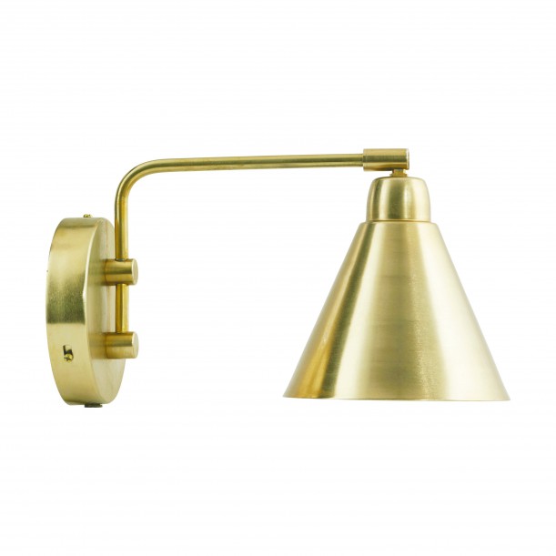 Wall Lamp Brass Game Small pivot arm House Doctor